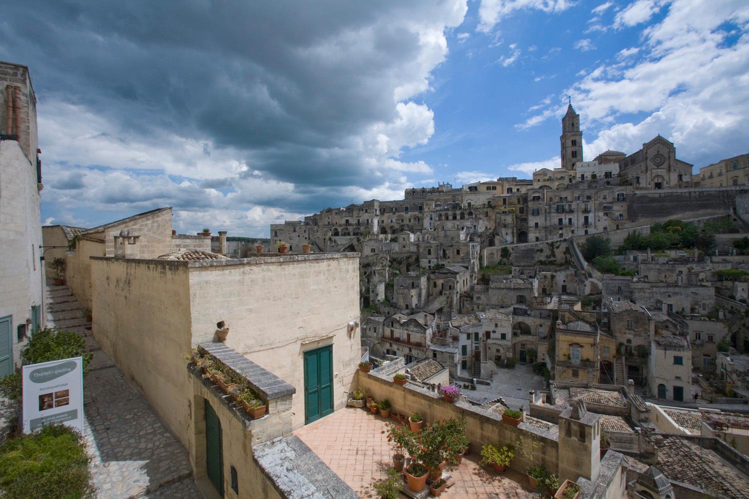 L'Hotel In Pietra Matera Exterior foto